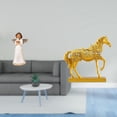 thumbnail image 2 of Figura decorativa de querubín y ángel, escultura de resina con paloma y caballo. Estatua grabada. Ideal como regalo decorativo para sala de estar, ofi, 2 of 8