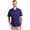 College Purple, variant on BCK01127 Prospect Eco Textured Stretch Recycled Mens Big & Tall Polo-College Orange-2XT