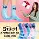 thumbnail image 3 of Calcetines de becerro Disney para mujer, paquete novedoso de 5, regalo suave, rosa y azul, 3 of 7