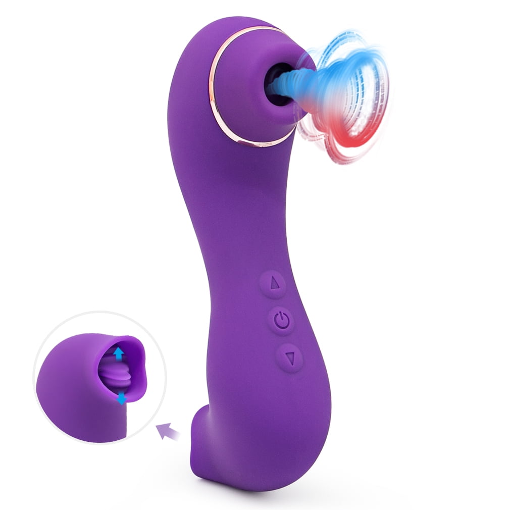 Waterproof Clitoral Stimulation Sucking Vibrator, Multi Sucking and Licking Modes Clit Sucker Womens Adult Sex Toys for Female Couples Pleasure Massager