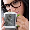 thumbnail image 2 of 3drose, South African Lioness Laying in the Grass, 15oz Two-tone Green Mug, 2 of 6