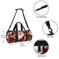 thumbnail image 5 of Santa Claus 17.7" Sports Bag with Interior Zipper Pocket and Large Capacity - Ideal for Travel, Soccer, and Yoga, 5 of 6