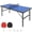blue  (New), variant on Portable Ping Pong Table,Mid-Size Foldable Tennis Table with Net for Indoor Outdoor,Blue,60x26x27.5 Inch