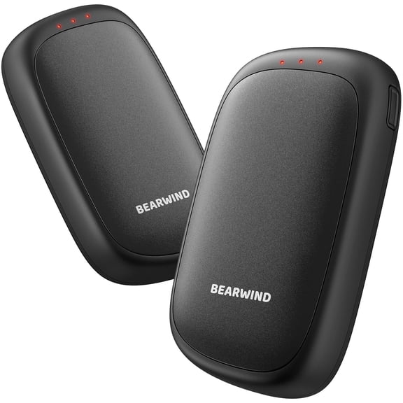 Rechargeable Hand Warmers 2 Pack - Smart-Controlled Magnetic Electric Handwarmers, Portable Pocket Heaters, 3 Heat Levels, Reusable Winter Essentials for Hunting, Skiing, Camping, Outdoor