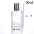 thumbnail image 3 of Frosted Glass Spray Bottle Perfume Atomizer, Refillable Perfume Spray Bottle Perfume Bottles Empty Fine Mist Atomizer Cosmetic Make up Container, 3 of 5