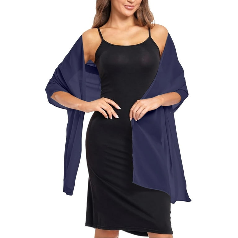 Uqiangy Evening Dress Shrug and Wraps Chiffon Scarf Chalinas Para