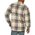 thumbnail image 4 of Wrangler Men's Sherpa Lined Flannel Heavyweight Shirt Jacket, 4 of 4