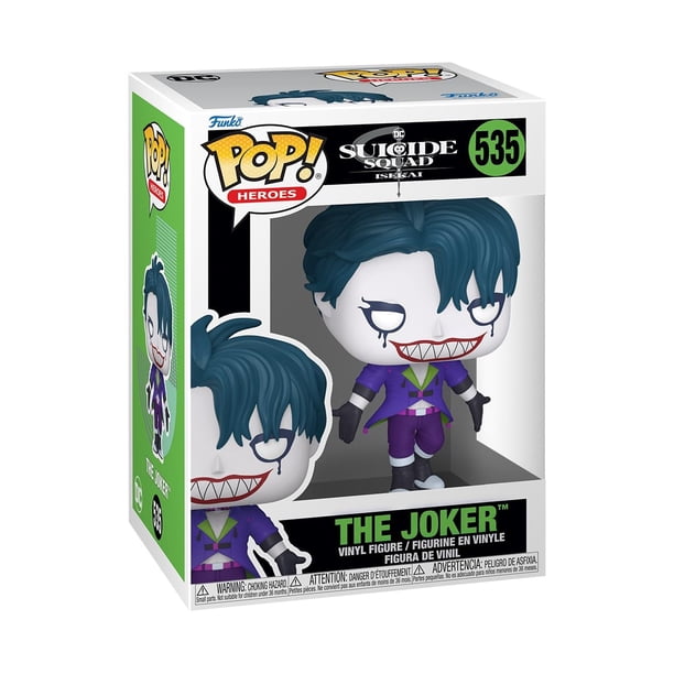 Figura de vinilo coleccionable Funko Pop Animation DC Suicide Squad Isekai The Joker