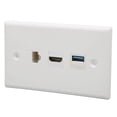 thumbnail image 2 of HD Interface Multimédia Wallplate,HD Interface Multimédia Mur Panneau de Sortie Port HD Interface Multimédia Plaque Murale Performances Fiables, 2 of 8