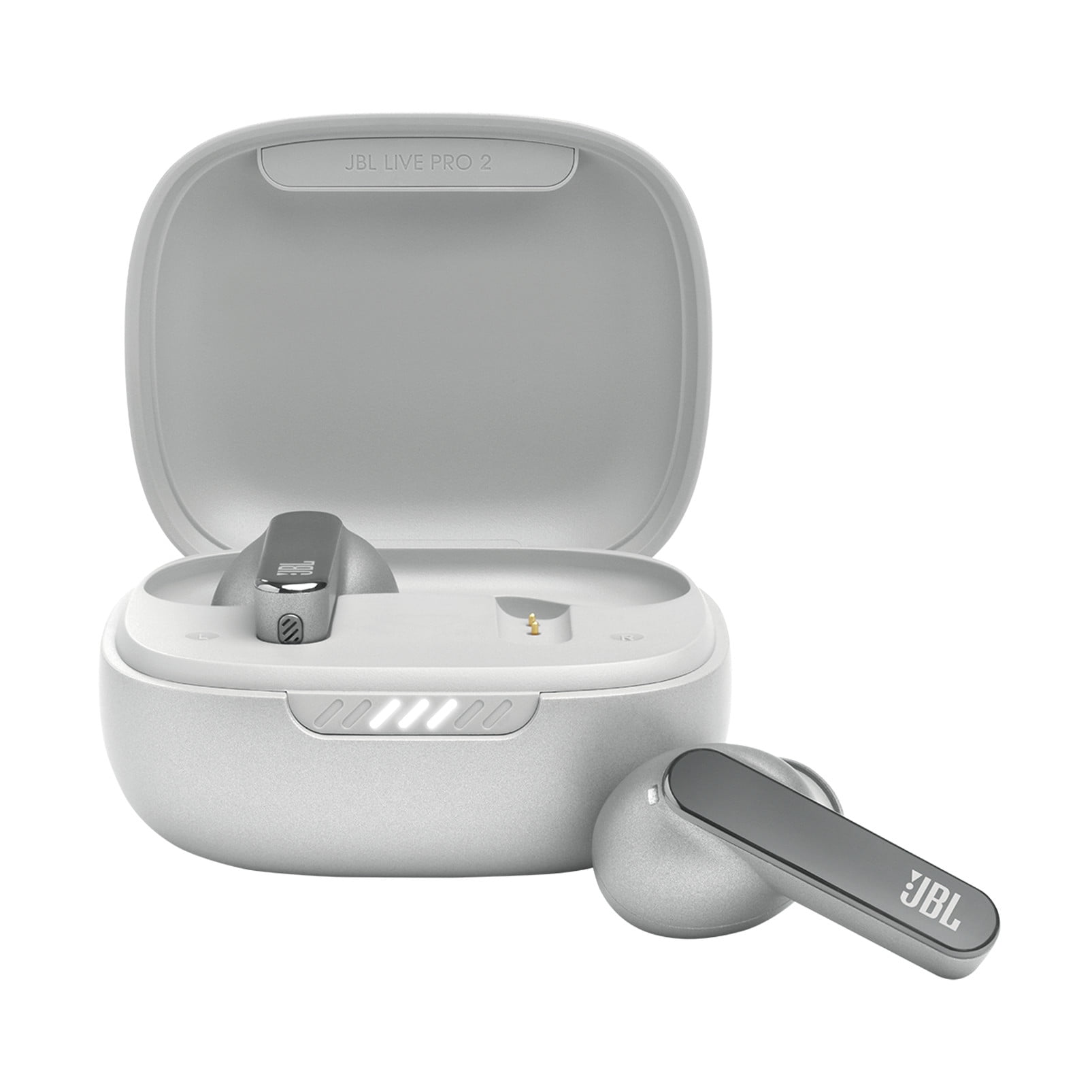 JBL, True Wireless Noise Cancelling Earbuds, Live Pro 2, Silver