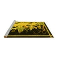 thumbnail image 2 of Ahgly Company Machine Washable Indoor Rectangle Oriental Yellow Asian Inspired Area Rugs, 7' x 9', 2 of 4