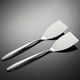 thumbnail image 5 of Espátula de Metal de 2 uds, espátula para pescado de acero inoxidable, espátula para cocina, espátula para Pizza, aleta, 5 of 7