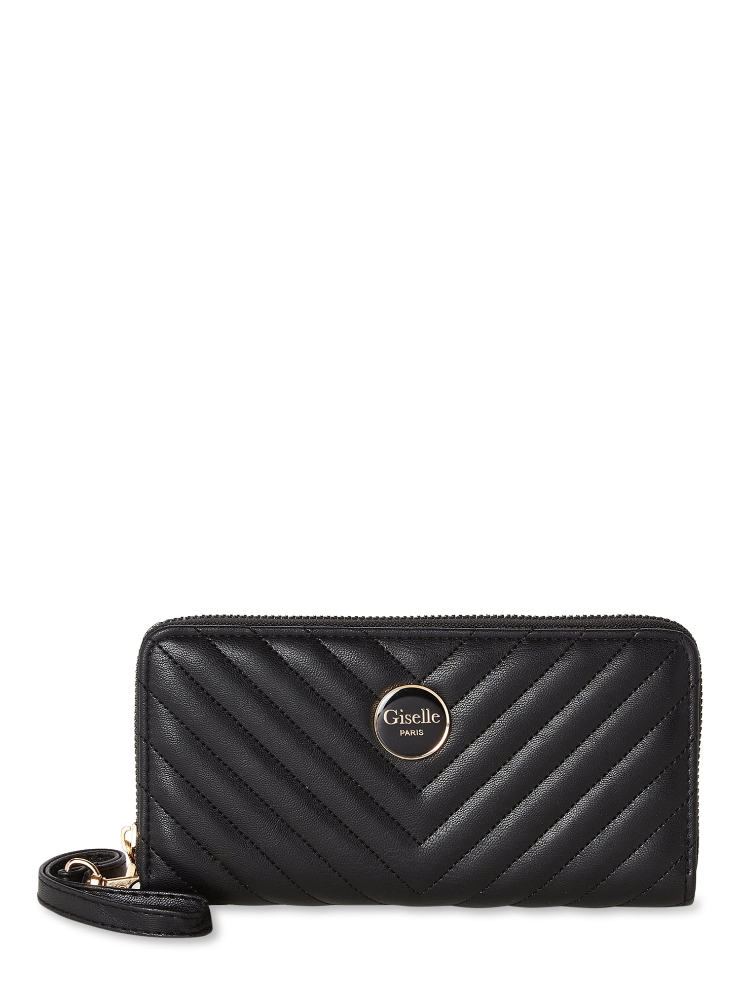 Giselle Paris Women's Zip Around Wristlet Wallet 