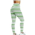 thumbnail image 3 of Gibobby Leggings deportivo Pantalones Yoga cintura alta con estampado paral Día San Patricio para mujer, mallas, mallas compresión, Yoga, correr, Fitness, mallas cintura alta（Glauco， L), 3 of 5