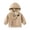 Khaki, variant on GYRATEDREAM Toddler Baby Boy Zip Up Hoodies Solid Color Casual Long Sleeve Hooded Sweatshirts Jacket Khaki for 2-9Y