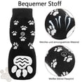 thumbnail image 3 of Calcetines antideslizantes para interiores para perros, protección suave y ajustable para patas de perros viejos con correa, control de tracción para uso en interiores en pisos de madera dura, 3 of 5
