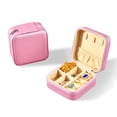 thumbnail image 1 of Caja de joyería portátil simple, mini caja de almacenamiento de joyas, caja de embalaje de joyería de anillo pequeño de viaje, 1 of 6