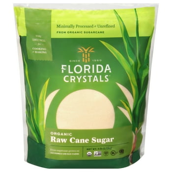 Florida Crystals  Raw Cane Sugar, 6 lb Pouch