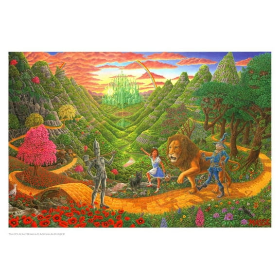 Wizard of Oz Poster by Tom Masse 32 x 22in