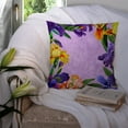thumbnail image 3 of Carolines Treasures CK1697PW1414 Irises Fabric Decorative Pillow, 3 of 4