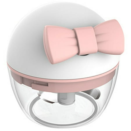 

Ssxinyu Manual Ginger Vegetable Crusher Mini Garlic Food Chopper Pull to Chop Food Detachable Flesh Blender Processor 130ml Pink