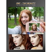 64MP 4K Digital Camera for Photography with Autofocus, 16X Zoom, Compact Design, Includes 32GB SD Card,Pink