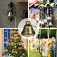 thumbnail image 5 of Dserfhy Small Bell Christmas Ornaments Vintage Brass Jingle Bells with Hook for Hanging Wind Chimes Making Home Wedding Christmas Party Decoration, 5 of 8