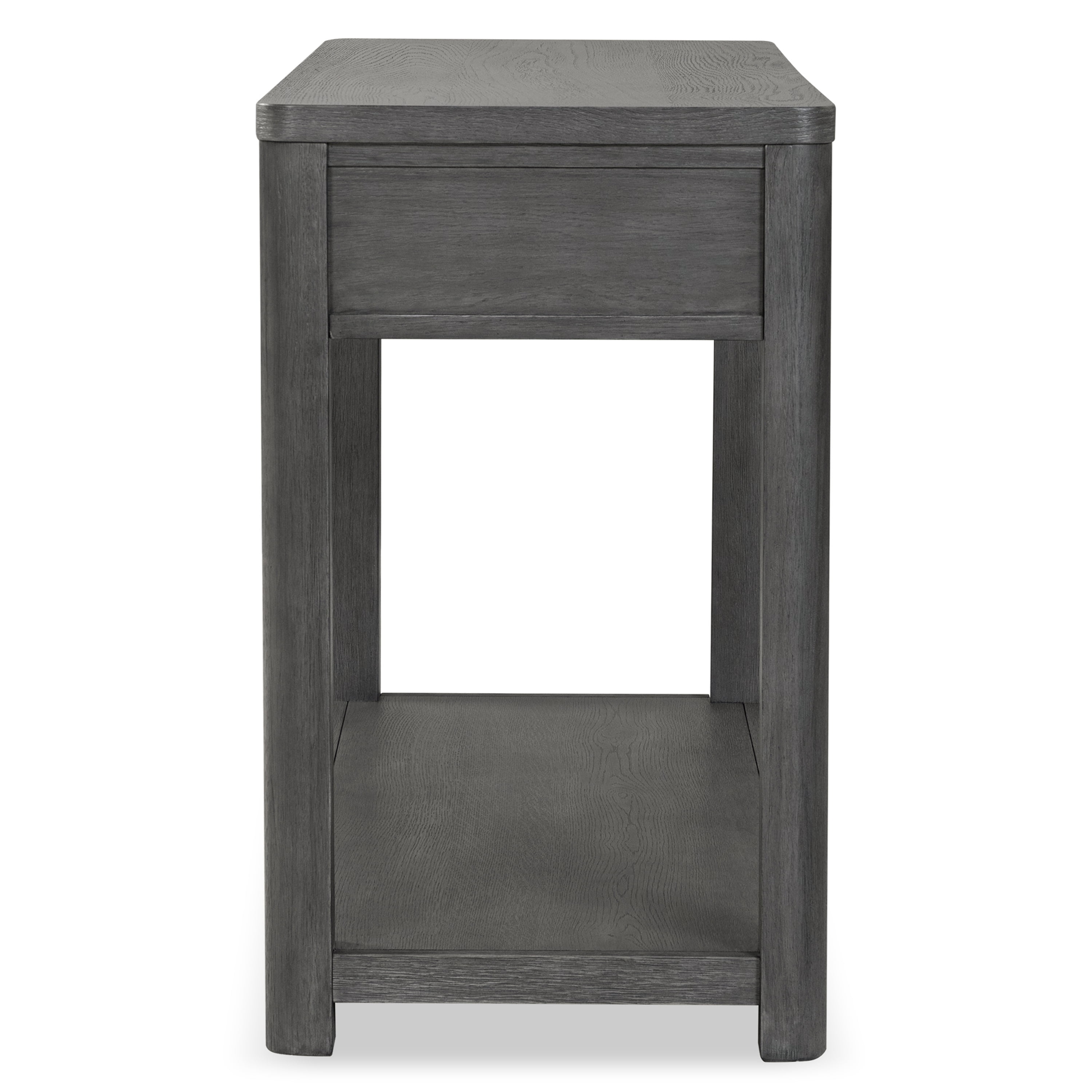 Furniture of America Cheri Modern 2-Drawer Solid Wood Console Table, Ash Gray
