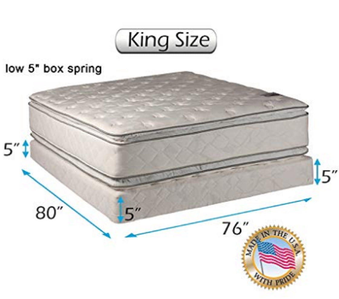 King size pillow top mattress and box spring hotsell