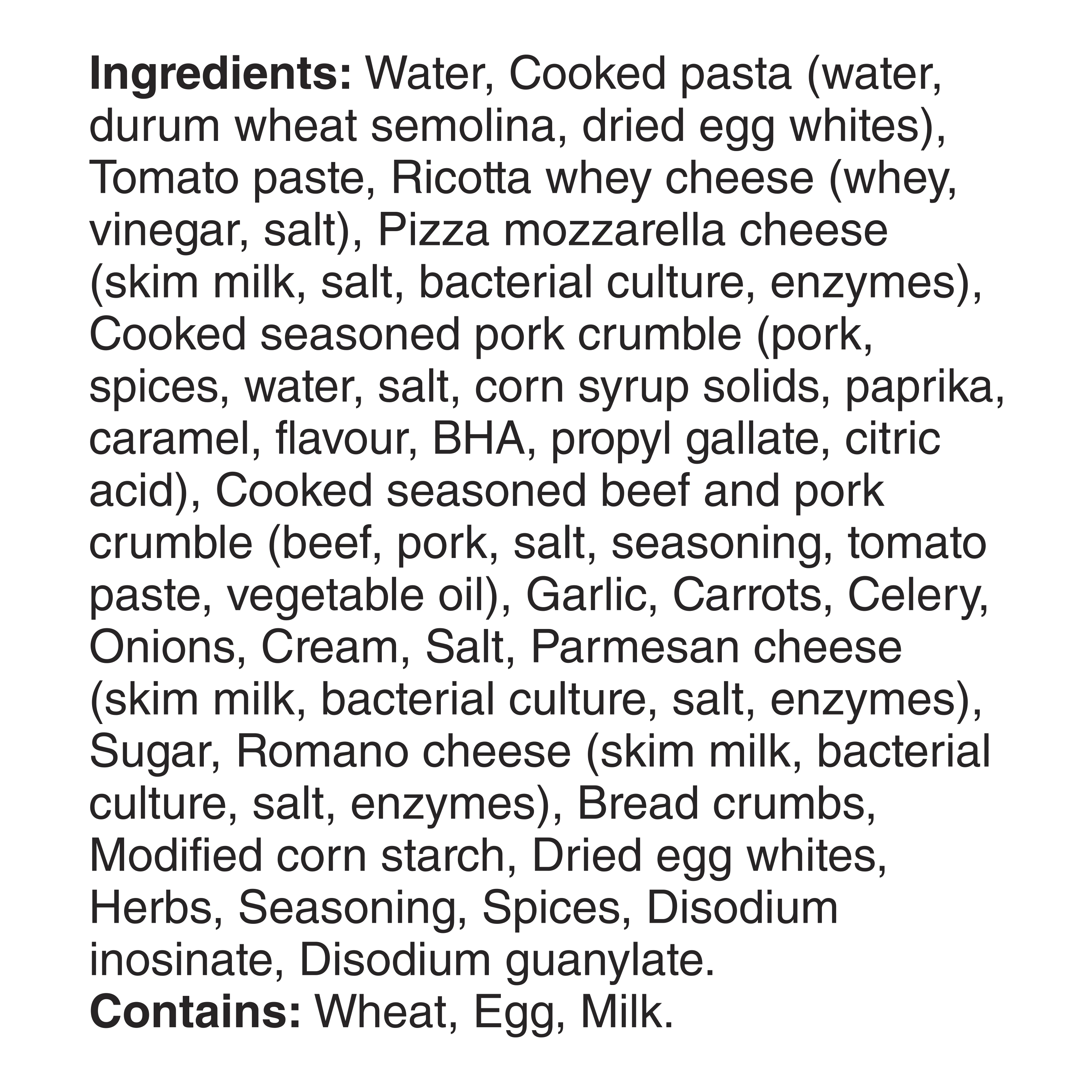 Marie Callender's Lasagne à la viande repas surgelé, Repas copieux, Avec pâtes entièrement cuisinées par nous et tomates mûries sur pied, Fait avec du bœuf et du porc Lasagne à la viande repas surgelé, 879g