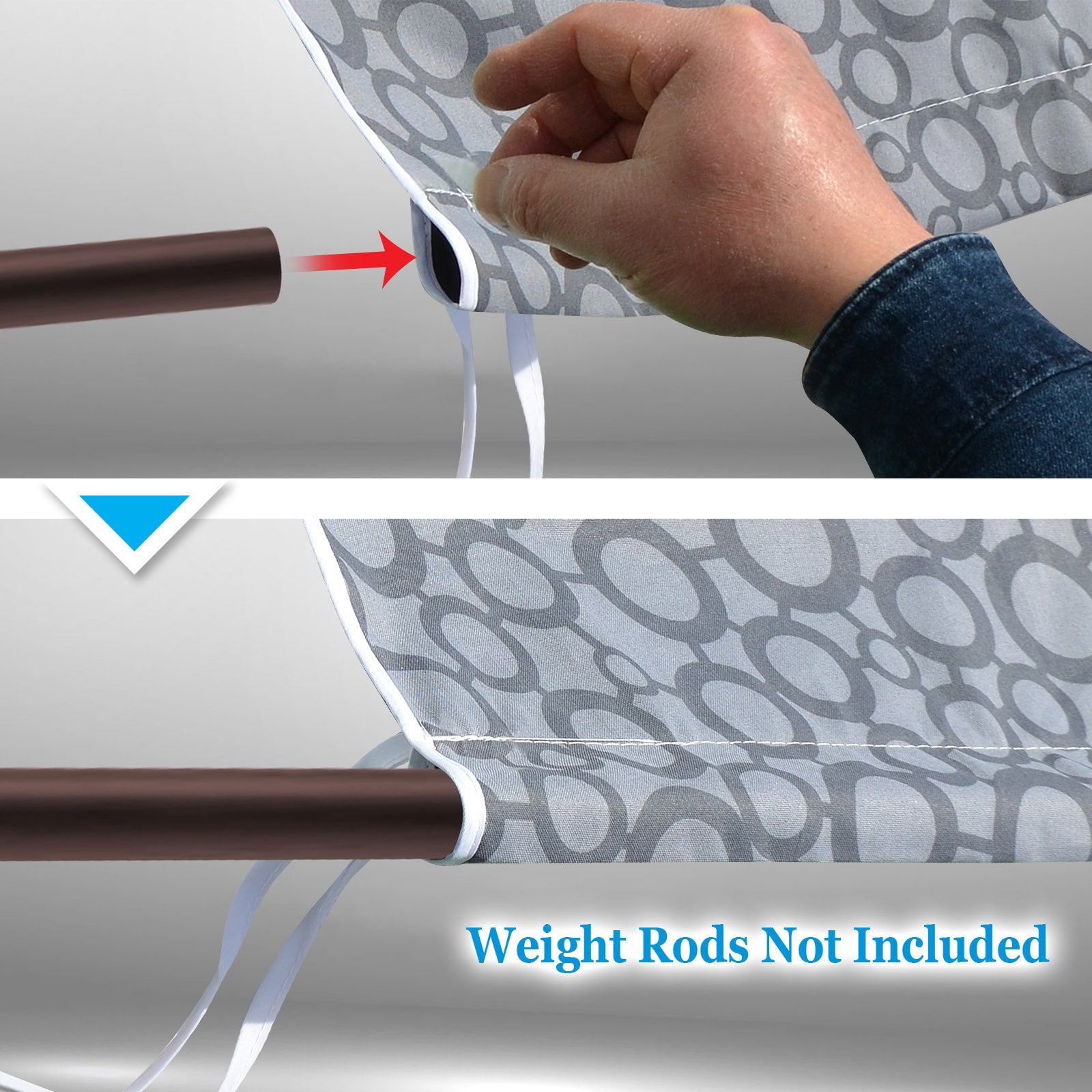 ALUVIERA Universal Replacement Canopy Top Cover for Pergola Structure(Canopy Only)(18x8.2 Ft,Circle Pattern)