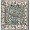 thumbnail image 2 of Rugs.com Rabia Collection Rug – 10' Square Blue Low Rug Perfect For Living Rooms, Kitchens, Entryways, 2 of 9