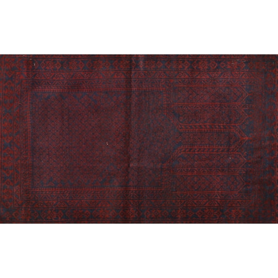 Ahgly Company Indoor Rectangle Traditional Saffron Red Persian Area Rugs, 4' x 6'