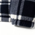 thumbnail image 2 of Smsaxvxz Women’s Long Sleeve Sherpa Fleece Plaid Jacket Casual Chunky Fuzzy Warm Winter Coat for Women White M, 2 of 8