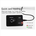 thumbnail image 3 of 2X RFID Smart Card Reader with USB Port, 13.56MHz IC Card, Contactless Sensitivity, Support Window System Linux,2 x RFID Smart Card Reader 2 x USB cable 2 x 13.56MHz IC Card,black, 3 of 4