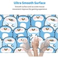thumbnail image 5 of Cute Penguin Large Mouse Pad for Desk XL Gaming Mouse Pad 31.5x11.8in Extended Desk Mat Non-Slip Base Desk Pad with Stitched Edge Computer Keyboard Mouse Mat Gaming Mousepad for Home Office, 5 of 6