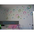 thumbnail image 4 of Wall Vinyl Sticker Decal Circles Rings and Dots Shapes, 30-Piece, Light Gray, 4 of 6