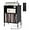 Black, variant on CZMJY Record Player Stand, Turntable Side Table Nightstand w/Charging Station & Vinyl Record Storage Cabinet Holds up to 150 Albums, Record Player Holder for Living Room (Walnut, 31" H)