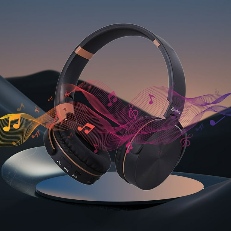 864　Heart and Beat Technology　Halozy　セット Wireless Bluetooth Headphones with Noise Cancelling, 40MM