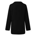 thumbnail image 6 of Women's Casual Solid Long Sleeve Lapel Button Slim Work Office Fall Thin Blazer Jacket Women's Blazers Suit Jackets, 6 of 6