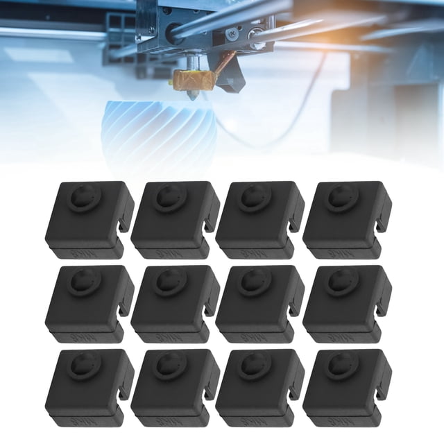 Heater Block Silicone Sock Lightweight Stable Heater Block Sleeve 12Pcs Heater Block Cover For 3D Printer MK7