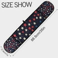 thumbnail image 3 of Yayeee Double Oven Mitt Kitchen Heat Resistant Baking 35" x7" Quilted Glove, Red Starry Pattern, 3 of 6