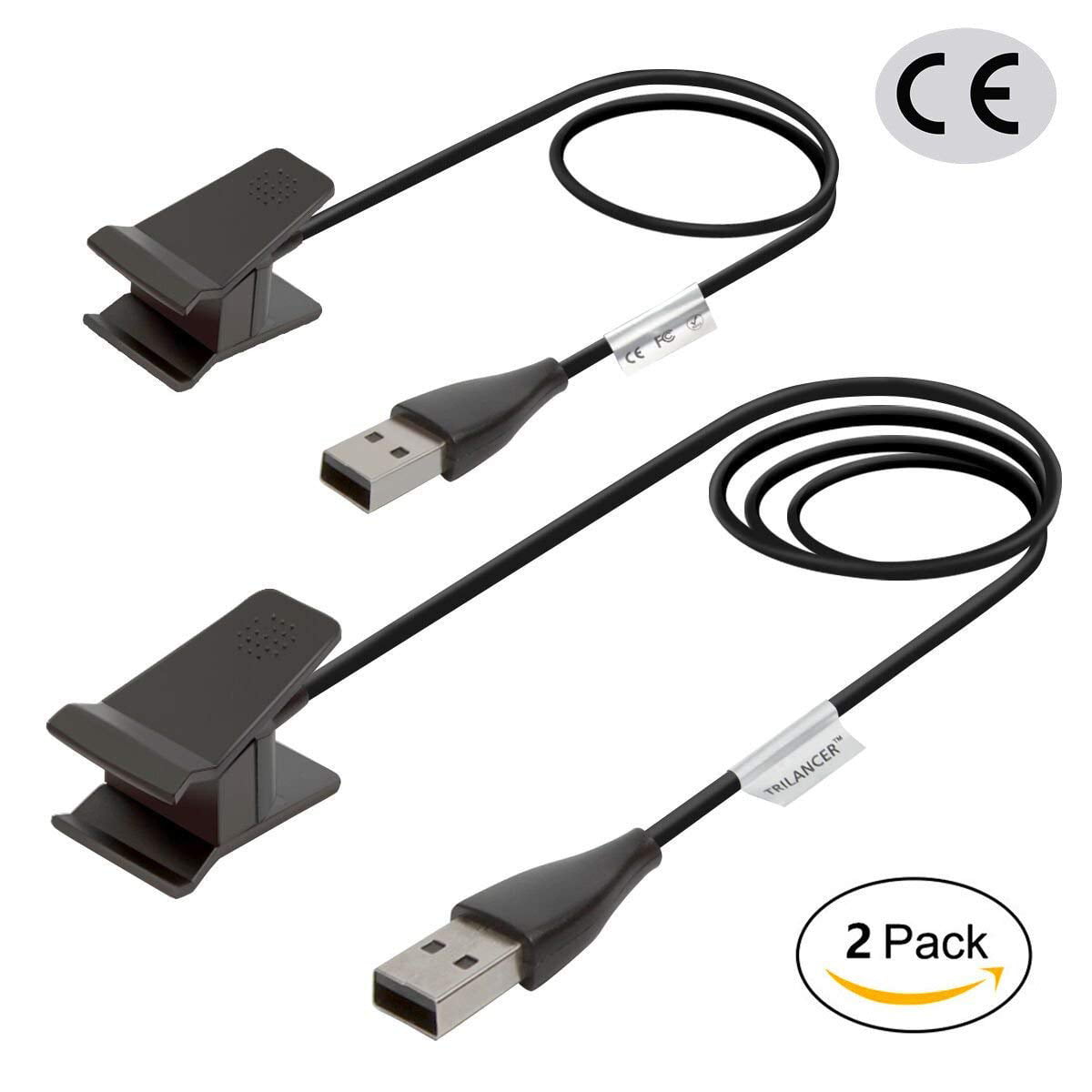2 Pack/Replacement USB Charger Charging Cable for Fitbit Surge Seller 