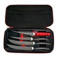 thumbnail image 2 of BUBBA Multi-Flex Interchangeable Blade, with Non-Slip Grip Handle, 4 Ti-Nitride S.S. Coated Non-Stick Blades and Case for Fishing, 2 of 2