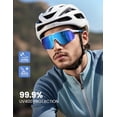 thumbnail image 2 of Gafas de sol Lamicall Polarized Sports UV400 Blanco Azul, 2 of 7
