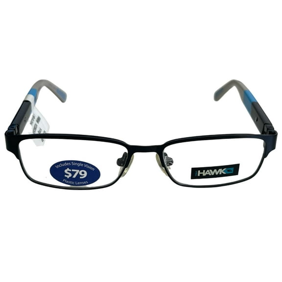 Hawk Boys Eyeglass Frames THK 18-1 Black Gray Size 46-14-125