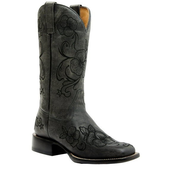 Shyanne Women's Lasy Western Boot Broad Square Toe - BSWFA22L7 6 M  US