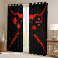 thumbnail image 2 of Castle Fairy Gamepads Blackout Curtains Set of 2 (52x84 Each),Video Game Window Curtains, 2 of 6