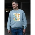 thumbnail image 2 of Image Conscious Graffiti Fish Sweatshirt Men's -Image Conscious Designs, 2 of 4