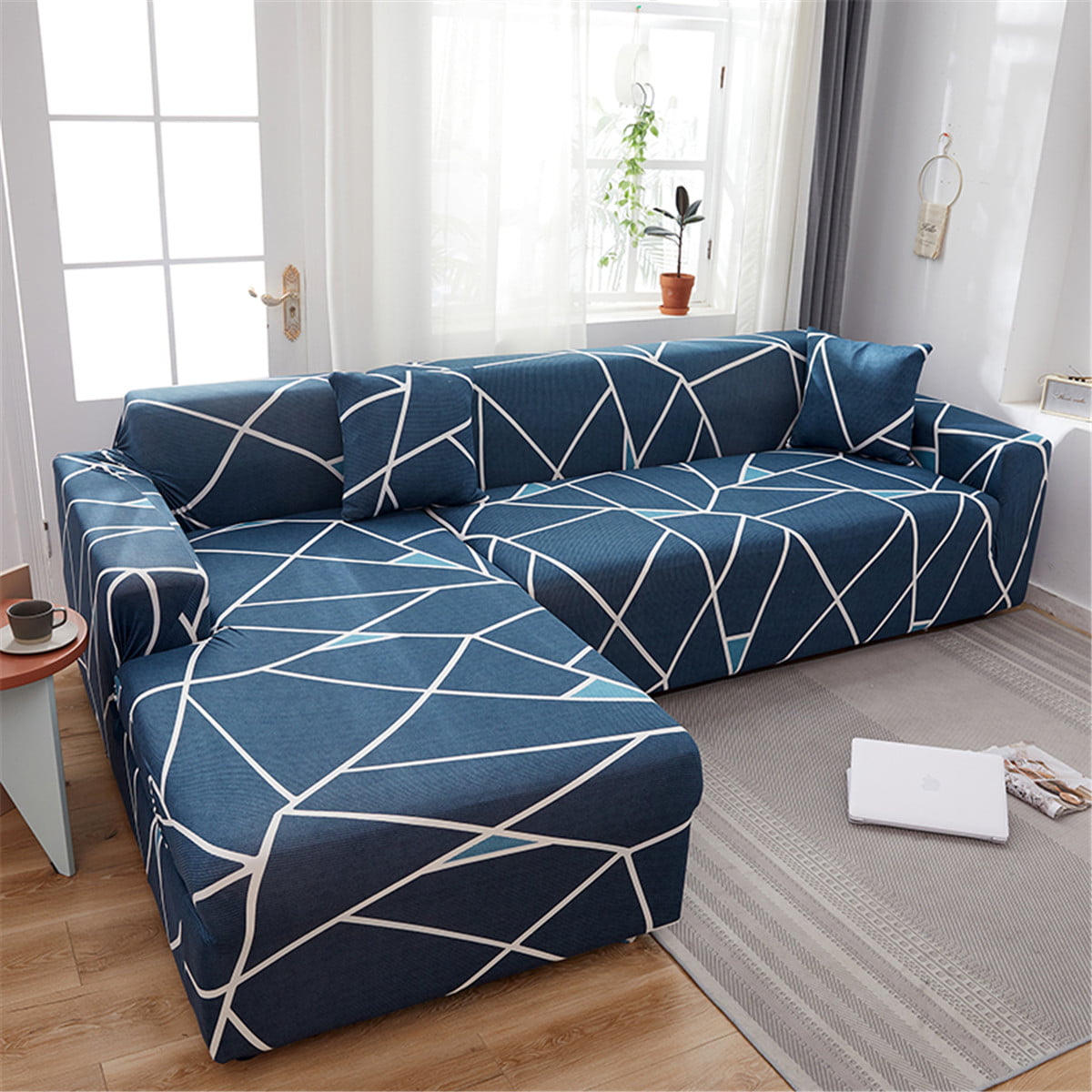 1/2 /3 Seater Sofa Couch Slip Over Easy Fit Stretch Cover Elastic Protector USA 